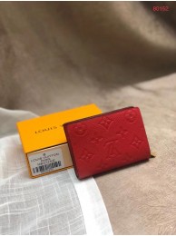 AAA Replica Louis Vuitton Original Monogram Empreinte CLEA WALLET M80152 red HY22782cf50