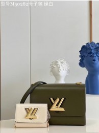 AAA Replica Louis Vuitton TWIST PM M59886 Kaki & Quartz White HY23175Oy84