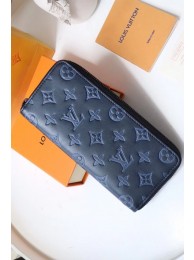 AAA Replica Louis Vuitton ZIPPY WALLET VERTICAL M62295 Navy Blue HY11978VB75