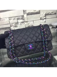 AAAAA Chanel 2.55 Series Flap Bags Original Leather A5024 Black HY18078aM93