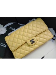 AAAAA chanel flap bag Iridescent Grained Calfskin&silver Metal -Tone AS1112 yellow HY12968aM93