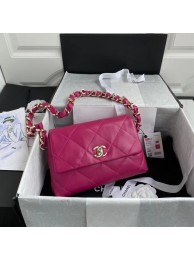 AAAAA Chanel flap bag Lambskin & Gold-Tone Metal AS2299 rose HY19957Qa67