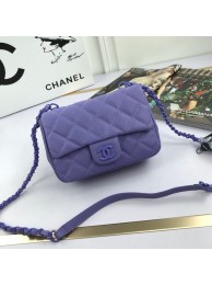 AAAAA Chanel mini flap bag 8219 Lavender HY8588aM93