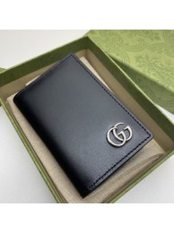 AAAAA Gucci GG Marmont card case B547075 black HY12603aM93
