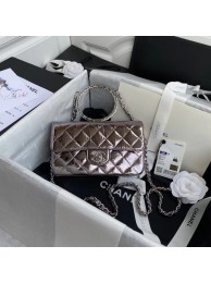 AAAAA Imitation Chanel Flap Original Lambskin Leather Shoulder Bag AS1665 silver HY3952Sy67