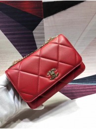 AAAAA Imitation Chanel Original Leather Shoulder Bag Red A80982 Gold HY26217Sy67