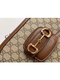 AAAAA Imitation Gucci GG Supreme canvas shoulder bag 602204 brown HY4451oT91