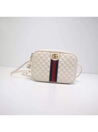AAAAA Imitation Gucci Laminated leather small shoulder bag 51060 white HY23066oT91