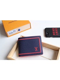 AAAAA Imitation Louis Vuitton MULTIPLE WALLET M60895 blue HY24161oT91