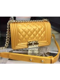 AAAAA Knockoff Boy Chanel mini Flap Shoulder Bag Original Leather A5707 Gold HY23890Pg26