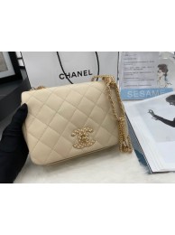 AAAAA Knockoff Chanel Flap Lambskin Shoulder Bag AS2975 cream HY24255Pg26