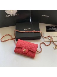 AAAAA Knockoff Chanel Original Grained Calfskin Pocket 81081 red HY17685Pg26