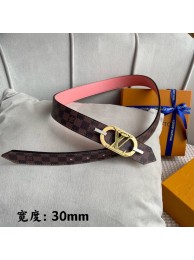 AAAAA Knockoff Louis Vuitton Belt 30MM LVB00005 HY895Pg26