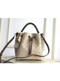 AAAAA Knockoff Louis Vuitton original Mahina Leather MURIA M55800 Creme Beige HY19875Pg26
