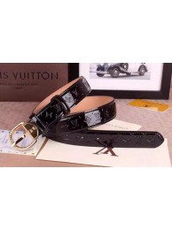 AAAAA Louis Vuitton Belt LV4694C Black HY5357Qa67