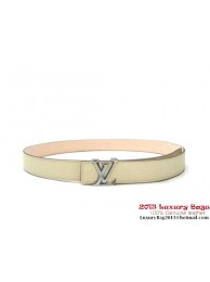 AAAAA Louis Vuitton Epi Leather Belts M9606V White HY21417Qa67