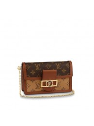AAAAA Louis Vuitton Original Monogram Canvas DAUPHINE CHAIN WALLET M68746 HY5668aM93