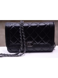 Best 1:1 Boy Chanel mini Flap Bags Bright Cannage Pattern A33815 Black HY17460eT55