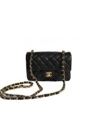 Best 1:1 Chanel Classic Flap Bags black Original Cannage Patterns A1116 Gold HY16365eT55