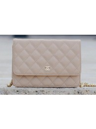 Best 1:1 Chanel mini Flap Bag Apricot Cannage Pattern A33814 Gold HY18450OR71