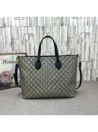 Best 1:1 Gucci GG Supreme tote 453705 black HY3225eT55