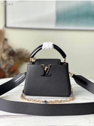 Best 1:1 Louis Vuitton CAPUCINES MINI M59065 black HY26585eT55