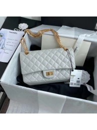 Best Chanel 2.55 Calfskin Flap Bag A37586 light grey HY7092kr25