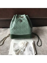 Best Chanel 2018 Original Calfskin Leather Backpack 81229 Green HY3041Ml87