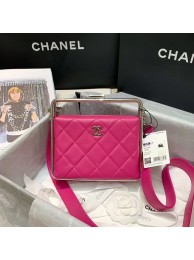 Best Chanel Original Sheepskin Leather clutch bag AS1732 rose HY9611Ml87