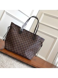 Best Louis Vuitton Damier Ebene Original NEVERFULL MM N41358 pink HY12567kr25