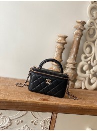 Best Quality Chanel mini Shoulder Bag Lambskin & Gold-Tone Metal 81208 black HY1614xb51