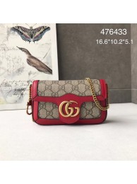 Best Quality Gucci GG Supreme canvas 476433 Mini Shoulder Bag red HY24244xb51