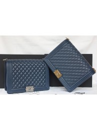 Best Quality Imitation Boy Chanel Flap Shoulder Bag Original Cannage Pattern A67087 Royal HY4543dK58