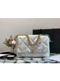 Best Quality Imitation chanel 19 large flap bag Iridescent Calfskin&Gold-Tone AS1162 HY19508dK58