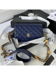 Best Quality Imitation Chanel SMALL FLAP BAG AP2840 Royal Blue HY14033dK58