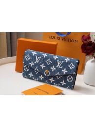 Best Quality Imitation Louis Vuitton SARAH WALLET M81183 Navy Blue HY22428dK58