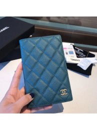 Best Replica Chanel Calfskin Leather & Gold-Tone Metal Wallet A80385 Blue HY19908zU69