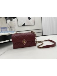 Best Replica Chanel Flap Lambskin Shoulder Bag AS2556 Burgundy HY16191bj75