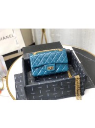 Best Replica Chanel Shoulder Bag Original Leather Blue AS0874 Gold HY7066bj75