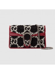 Best Replica Gucci Dionysus Super Mini Shoulder Bag 476432 black HY2023zU69