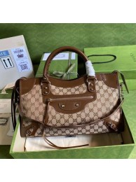 Best Replica Gucci The Hacker Project medium Neo Classic bag 681695 Brown HY26113zU69