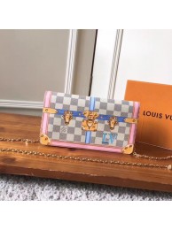 Best Replica Louis Vuitton Pochette Weekend original Damier Azur Canvas N60108 HY19476bj75
