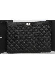 Boy Chanel Cannage Pattern Clutch A69254 Black HY7403Rk60