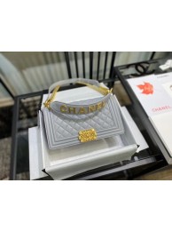 BOY CHANEL flap bag A67086 grey HY12868AM45