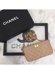 Boy Chanel Flap Bag Original Cannage Pattern CHA3369 Apricot HY22287vX33