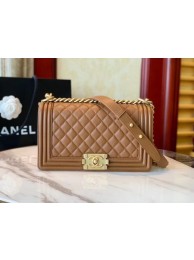 Boy Chanel Flap Bag Original Leather A67086 brown HY6208tQ92