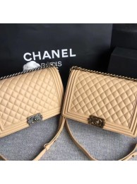 Boy Chanel Flap Bags Original Sheepskin Leather A67088 Apricot HY20928lq41