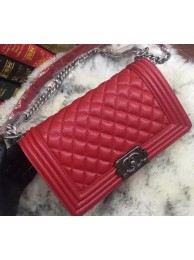 Boy Chanel Flap Shoulder Bag Cannage Pattern A67086 Red HY13288Gm74
