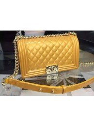 Boy Chanel Flap Shoulder Bag Original Leather A5708 Gold HY14883ta99