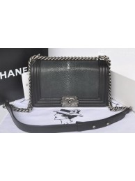 Boy Chanel Flap Shoulder Bag Pearl Leather A66230 Black HY21732XW58